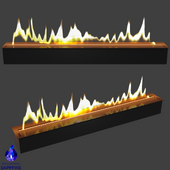 Premium Bio fireplace (automatic) 1900mm + animation
