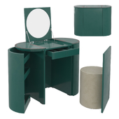 Fendi Casa dressing table O'lock vanity designed by Toan Nguyen