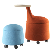 Office stools Yoco Series by Claudio Bellini