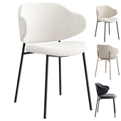 HOLLY chair with metal structure By Calligaris