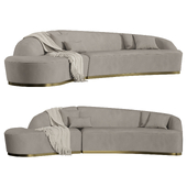 Reya Curved Sectional Sofa