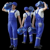 water delivery man