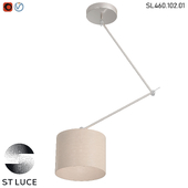 SL460.102.01 Ceiling lamp ST-Luce Chrome/White OM