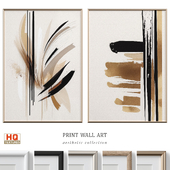 Accent Abstract Neutral Wall Art P-655
