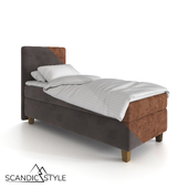 ОМ Односпальная кровать коллекции LOUIS от Scandic Style