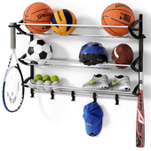 Sports set. Inventory. Organizer