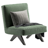 Armchair MARTYN Fabric Occasional Chair