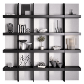 Metal minimalistic shelf