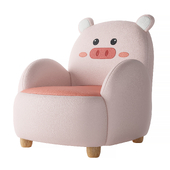 Children Armchair Pig Shape by LINSY KIDS