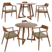 Nordic dining table and Nordic dining chair