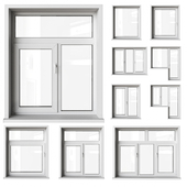 Optimal windows and balcony doors, PVC plastic