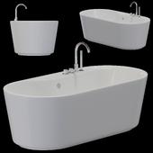Freestanding bathtub BelBagno BB14-K
