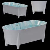 Acrylic bathtub BelBagno BB40-1700-MARINE