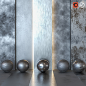 5 in 1 Silver Metal Pack Textures & Materials 4K - Seamless - Vol 1