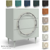 Chest of drawers Art Color matte with 3 drawers Classic