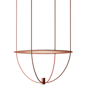 Metal-Framed Pendant Lamp from Disused Collection