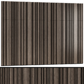 Oak wall panels "Lines" in a modern minimalist style