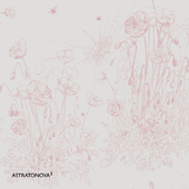 Astratonova Дизайнерские обои - Field of Poppies [Collection_Dandelion Wine]