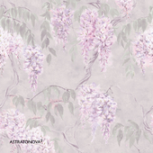 Astratonova Designer wallpaper - Wisteria [Collection_Dandelion Wine]