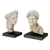 Greek busts set
