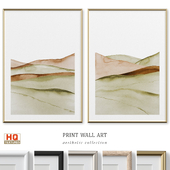 Accent Watercolor Abstract Wall Art P-661