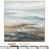 Accent Large Abstract Textural Wall Art C-892