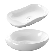 CeramaLux NC 9175 and NC 78456 surface-mounted washbasins