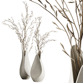 Coals vase from Corner design with branches