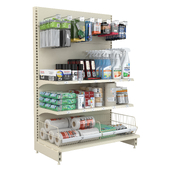 Rack with household goods