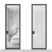 OM Doors INVISIBLE DOORS smart with transparent and frosted glass