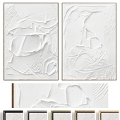 Plaster Two Photo Frame D-566