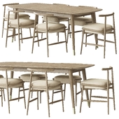Emilia by meridiani and clover table