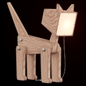 HROOME Wooden Cat Lamp