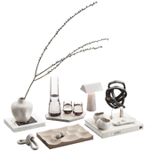 455 decorative set 044 neutral scandi accessories 03 rings and water kit