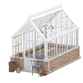 Gable greenhouse in English style