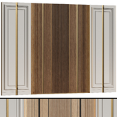 Wall panels in neoclassical style 3