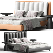 Mid-Century Modern Standard Bed