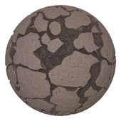 Cracked stone texture 2K seamless