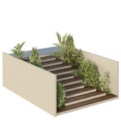 HQ Tree and bush garden box outdoor VOL 31