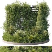 A Garden of Plants shrubs and palms - outdoor garden set 187