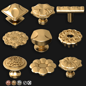 Collection of door knobs and handle-set 0025