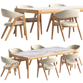 CRUISE TEAK Table By Talenti And Dinning chair