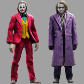 set figures Joker The Dark Knight and Joker Joaquin Phoenix