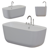 Acrylic bathtub BelBagno BB90-1600