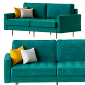 Velvet Fabric Sofa Couch