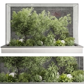 Plants Behind Galss 04 - indoor garden set 400 vray