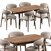 dining set for the interior 001