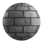 Expanded clay concrete block PBR 4k