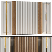 Modular wall panels in neoclassical style 6