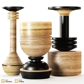 Set of vases Tropical Noire Vessels 2